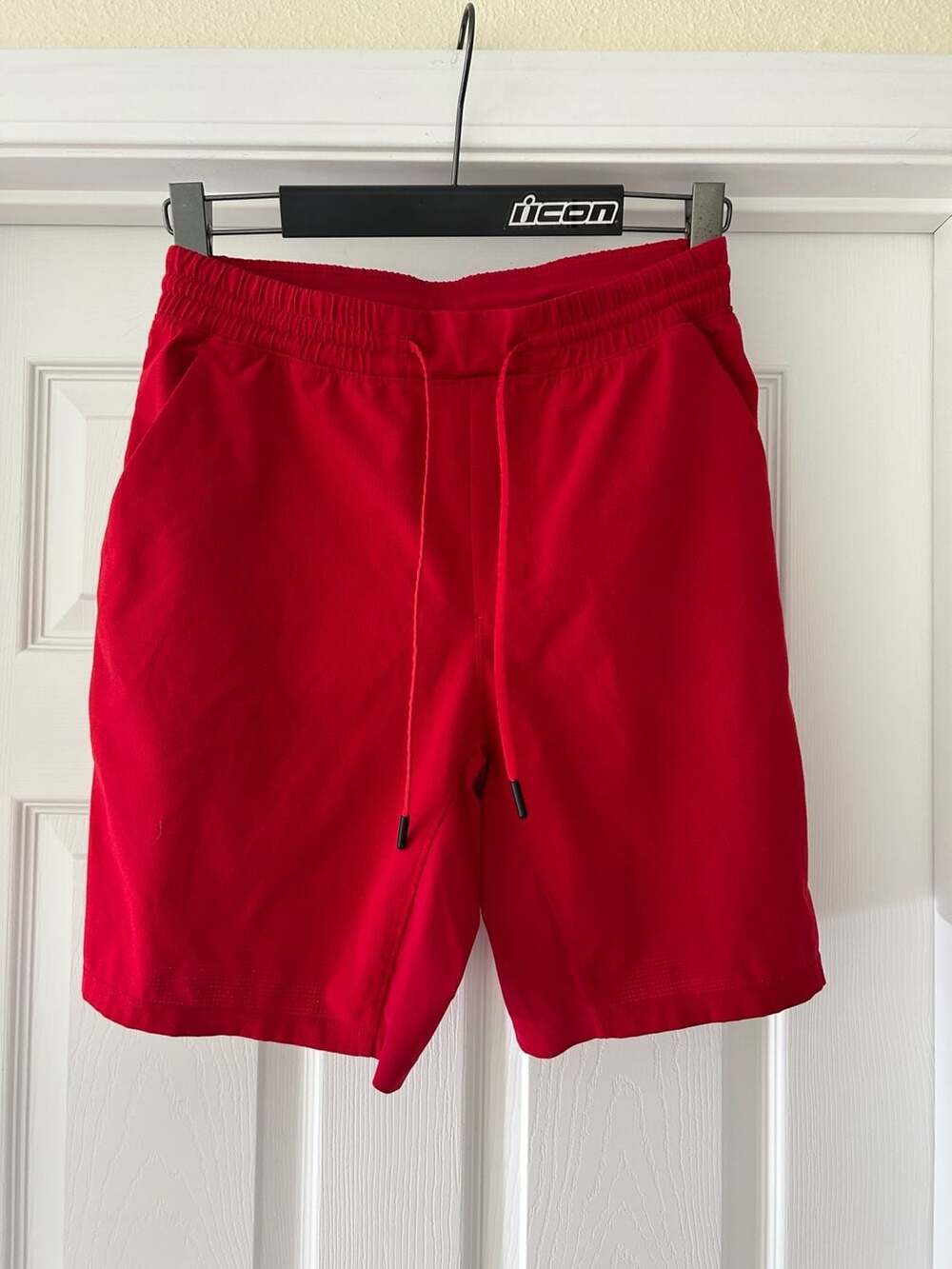 Lululemon Pace Breaker Linerless Shorts Size M Red